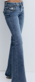 Flared Low Jeans